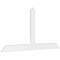 Ekena Millwork Portland Architectural Grade PVC Gable Bracket, 84"W x 42"H x 2"D x 6"F, 12/12 Pitch GBP084X42X0206POR00 - alternate 1